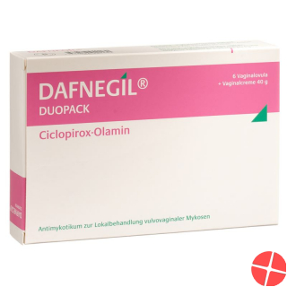 Dafnegil Duopack 6 Ovula+creme 40g