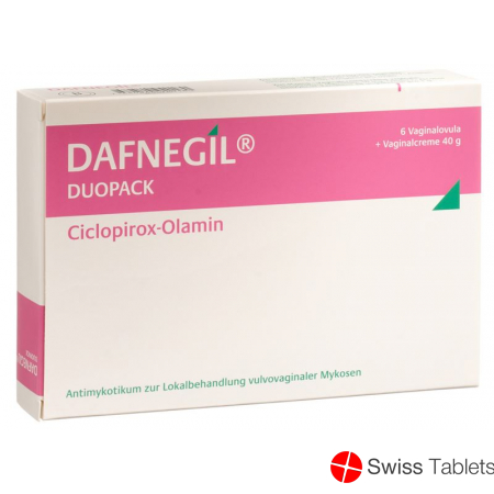 Dafnegil Duopack 6 Ovula+creme 40g buy online