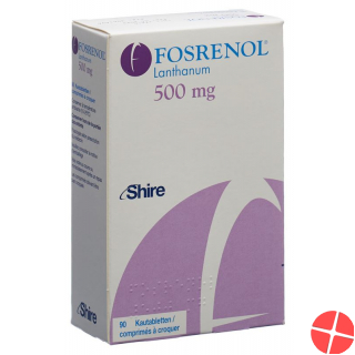 Fosrenol Kautabletten 500mg 90 Stück