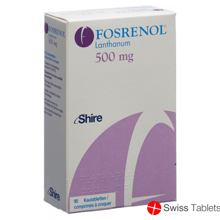 Fosrenol Kautabletten 500mg 90 Stück buy online
