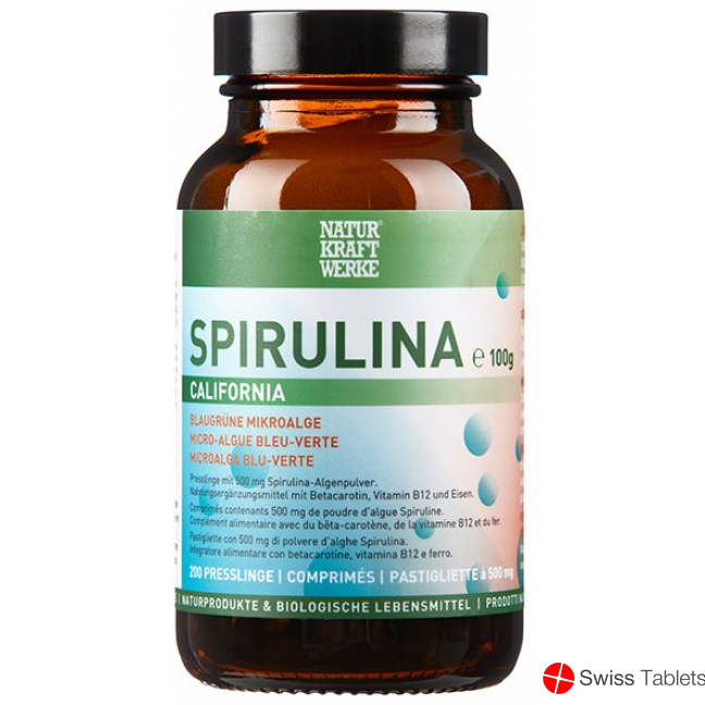 Spirulina California Tabletten 500mg 200 Stück buy online