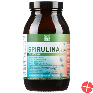 NaturKraftWerke Spirulina California Tabletten 500mg 500 Presslinge NaturKraftWerke Spirulina California Tabletten 500mg 500 Presslinge
