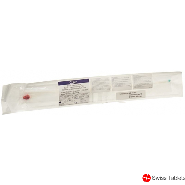 Cliny Silikon Ballonkatheter 5ml Ch18 Transparent buy online
