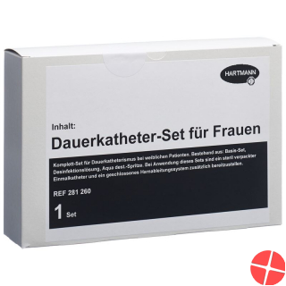 Mediset permanent catheter set women