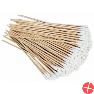 Sanitex Wattestäbchen 20cm Holz 50 Stück