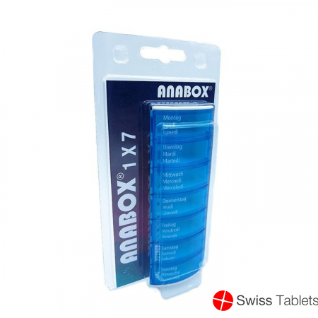 Anabox 7 Days Turquoise Medidispenser buy online