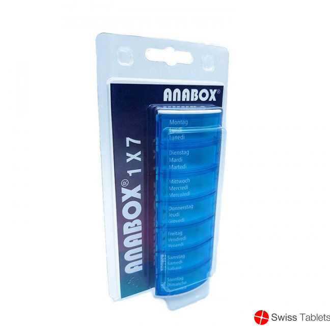 Anabox 7 Days Turquoise Medidispenser buy online