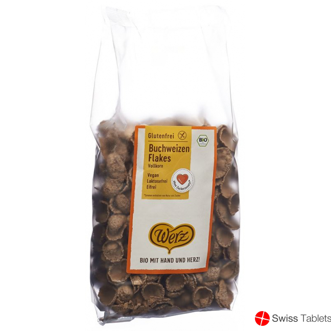 Werz Buchweizen Vollkorn Flakes Glutenfrei 250g buy online