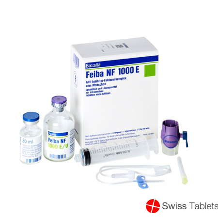 Feiba Nf Trockensubstanz 1000 Ie C Solv Durchstechflasche buy online