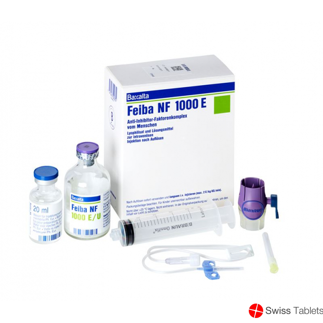 Feiba Nf Trockensubstanz 1000 Ie C Solv Durchstechflasche buy online