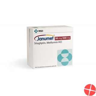 Janumet Filmtabletten 50/500mg 196 Stück