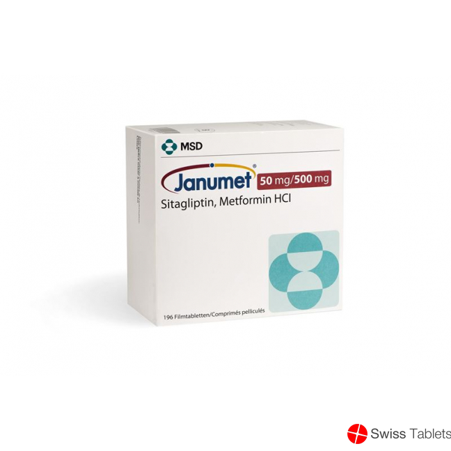 Janumet Filmtabletten 50/500mg 196 Stück buy online