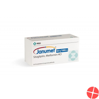 Janumet Filmtabletten 50/1000mg 56 Stück