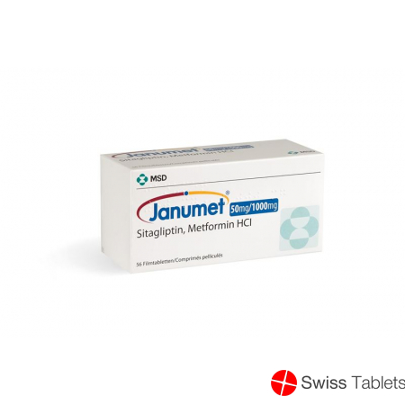 Janumet Filmtabletten 50/1000mg 56 Stück buy online
