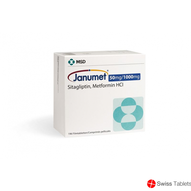 Janumet Filmtabletten 50/1000mg 196 Stück buy online