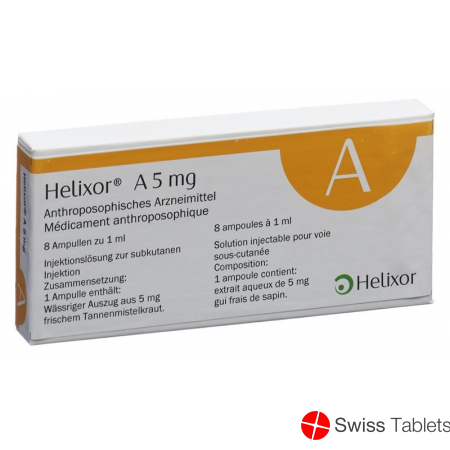 Helixor A Injektionslösung 5mg Ampullen 8 Stück buy online