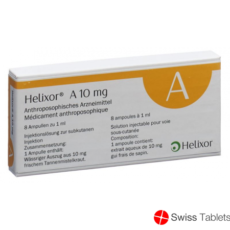 Helixor A Injektionslösung 10mg Ampullen 8 Stück buy online