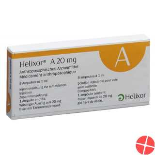 Helixor A Injektionslösung 20mg Ampullen 8 Stück