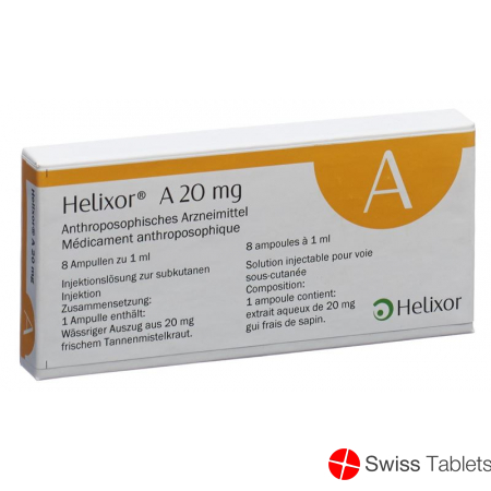 Helixor A Injektionslösung 20mg Ampullen 8 Stück buy online