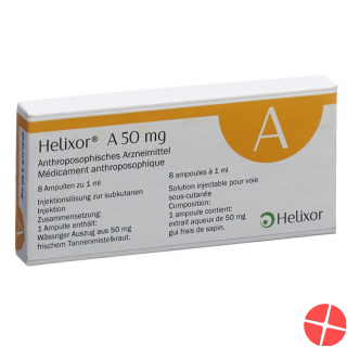Helixor A Injektionslösung 50mg Ampullen 8 Stück