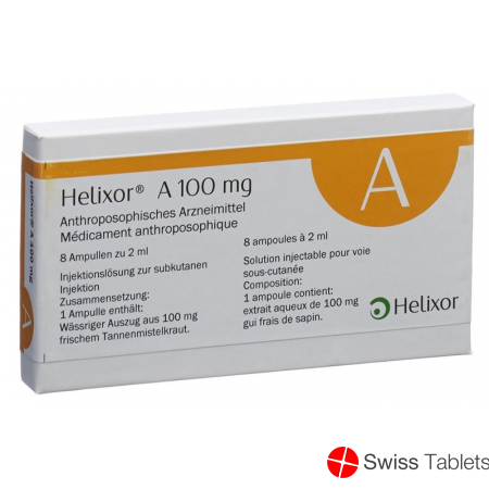 Helixor A Injektionslösung 100mg Ampullen 8 Stück buy online