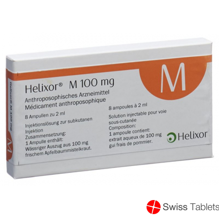 Helixor M Injektionslösung 100mg Ampullen 8 Stück buy online