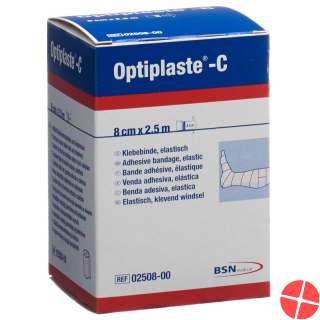 Optiplaste-C Kompressionsbinde 2.5m x 8cm Optiplaste-C Kompressionsbinde 2.5m x 8cm