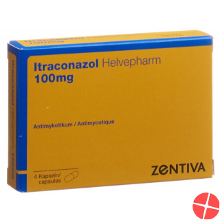 Itraconazol Helvepharm 4 Kapseln 100mg 4 Stück