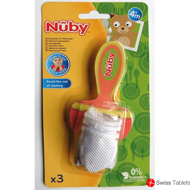 Nûby Ersatznetze Fruchtsauger 3 Stück buy online