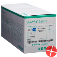 Venofix Safety 23g 0.65x19mm Blau Schl30cm 50 Stück