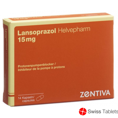 Lansoprazol Helvepharm Kapseln 15mg 14 Stück buy online