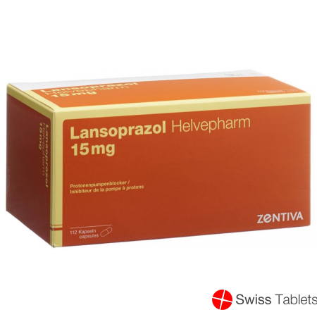 Lansoprazol Helvepharm Kapseln 15mg 112 Stück buy online