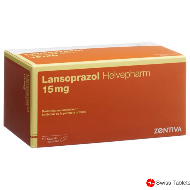 Lansoprazol Helvepharm Kapseln 15mg 112 Stück buy online