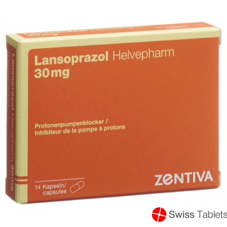 Lansoprazol Helvepharm Kapseln 30mg 14 Stück buy online