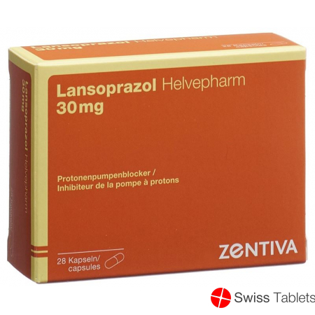 Lansoprazol Helvepharm Kapseln 30mg 28 Stück buy online
