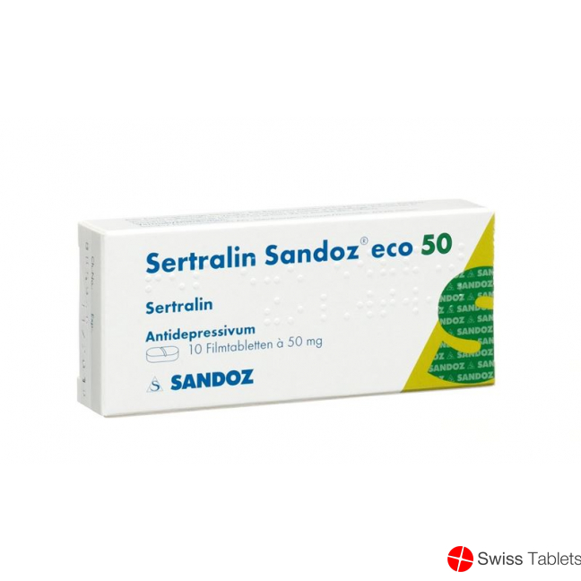 Sertralin Sandoz Eco Filmtabletten 50mg 10 Stück buy online