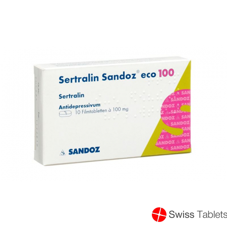 Sertralin Sandoz Eco Filmtabletten 100mg 10 Stück buy online