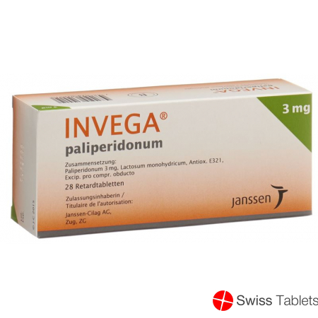 Invega Retard Tabletten 3mg 28 Stück buy online