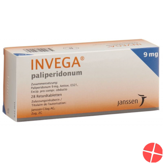 Invega Retard Tabletten 9mg 28 Stück Invega Retard Tabletten 9mg 28 Stück