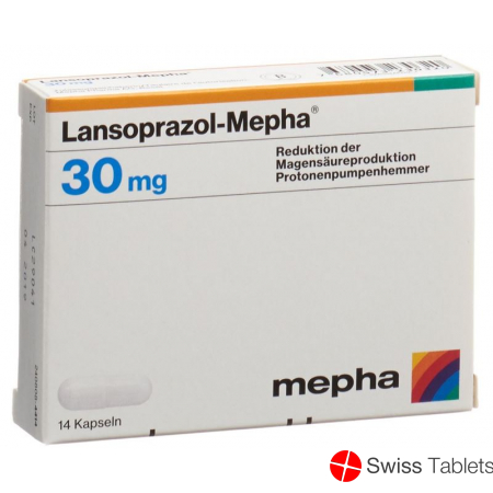 Lansoprazol Mepha Kapseln 30mg 14 Stück buy online