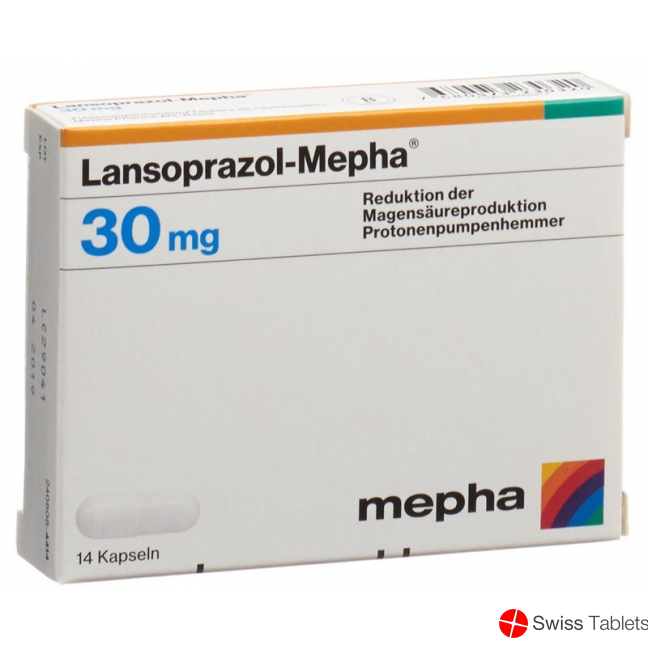 Lansoprazol Mepha Kapseln 30mg 14 Stück buy online
