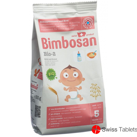 Bimbosan Bio-2 Hafer und Dinkel Pulver Refill 300g buy online