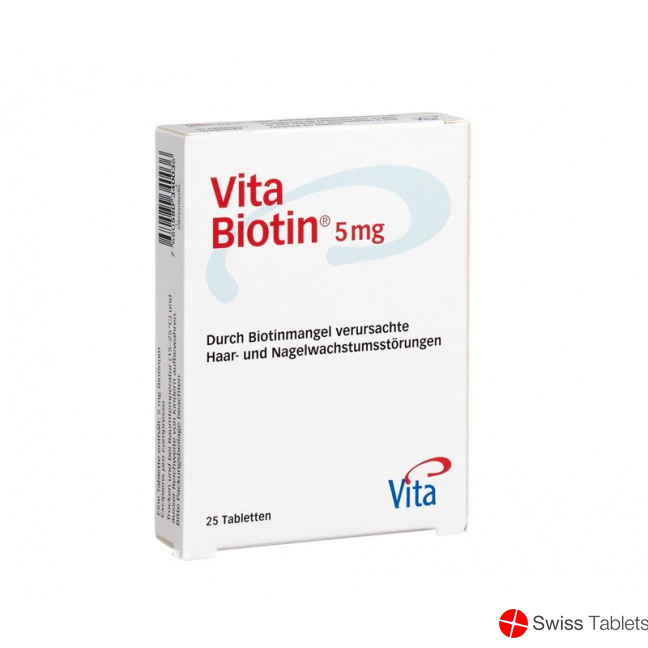 Vita Biotin Tabletten 5mg 100 Stück buy online