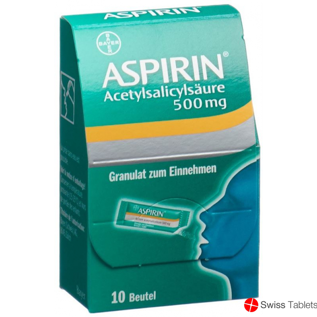 Aspirin Granulat 500mg 10 Beutel buy online