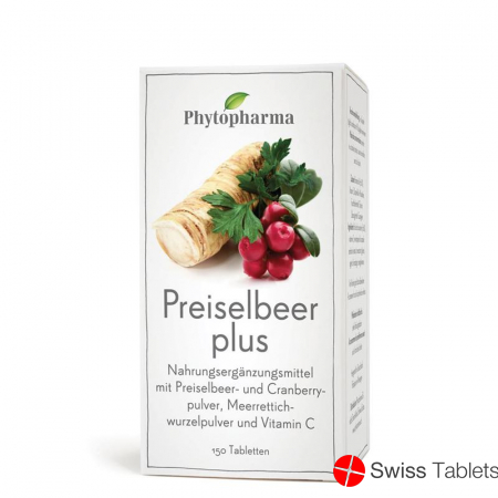 Phytopharma Preiselbeer Plus Tablette 150 Stück buy online