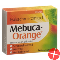 Mebuca Orange 24 Lutschtabletten Mebuca Orange 24 Lutschtabletten
