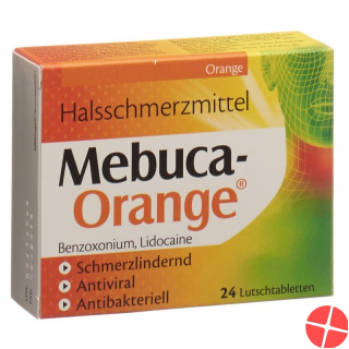 Mebuca Orange 24 Lutschtabletten
