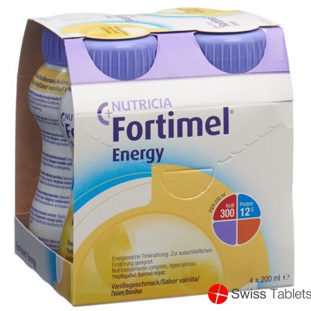 Fortimel Energy Vanille 4x 200ml buy online