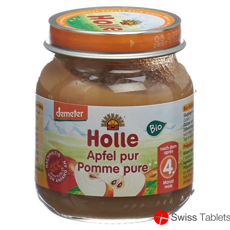 Holle Pure Apple from the 4th month Organic 125g buy online