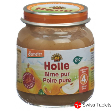 Holle Pure Pear from the 4th month Organic 125g buy online